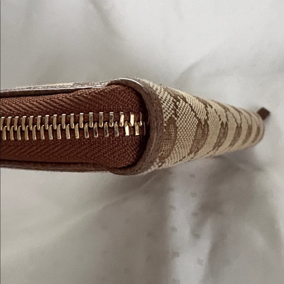 Gucci GG Canvas Monogram Zippy Long Wallet with COA - Picture 7 of 14